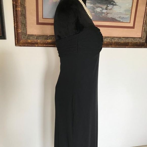 Asymmetrical classy black David Meister size 8  - Picture 5 of 13